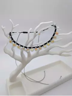 Чокер со стеклянными бусинами Капли