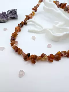 Чокер из крошки сердолика