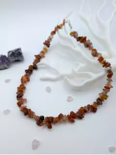 Чокер из крошки сердолика