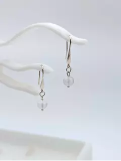 Серьги с лунным камнем