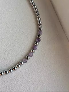 Колье "О любви" с аметистом