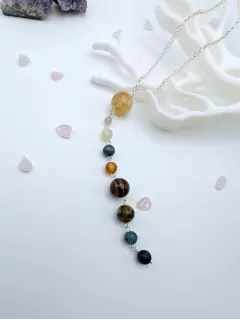 Колье "Солнечная система" на цепочке