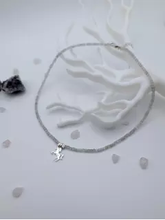 Чокер из лабрадора Единорог