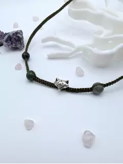 Чокер "Лис" с агатом